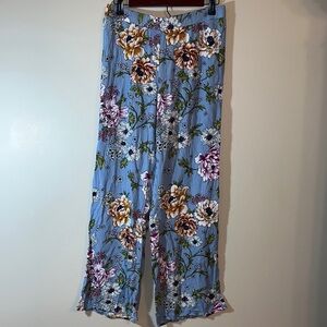 PINK ROSE VINTAGE floral pants